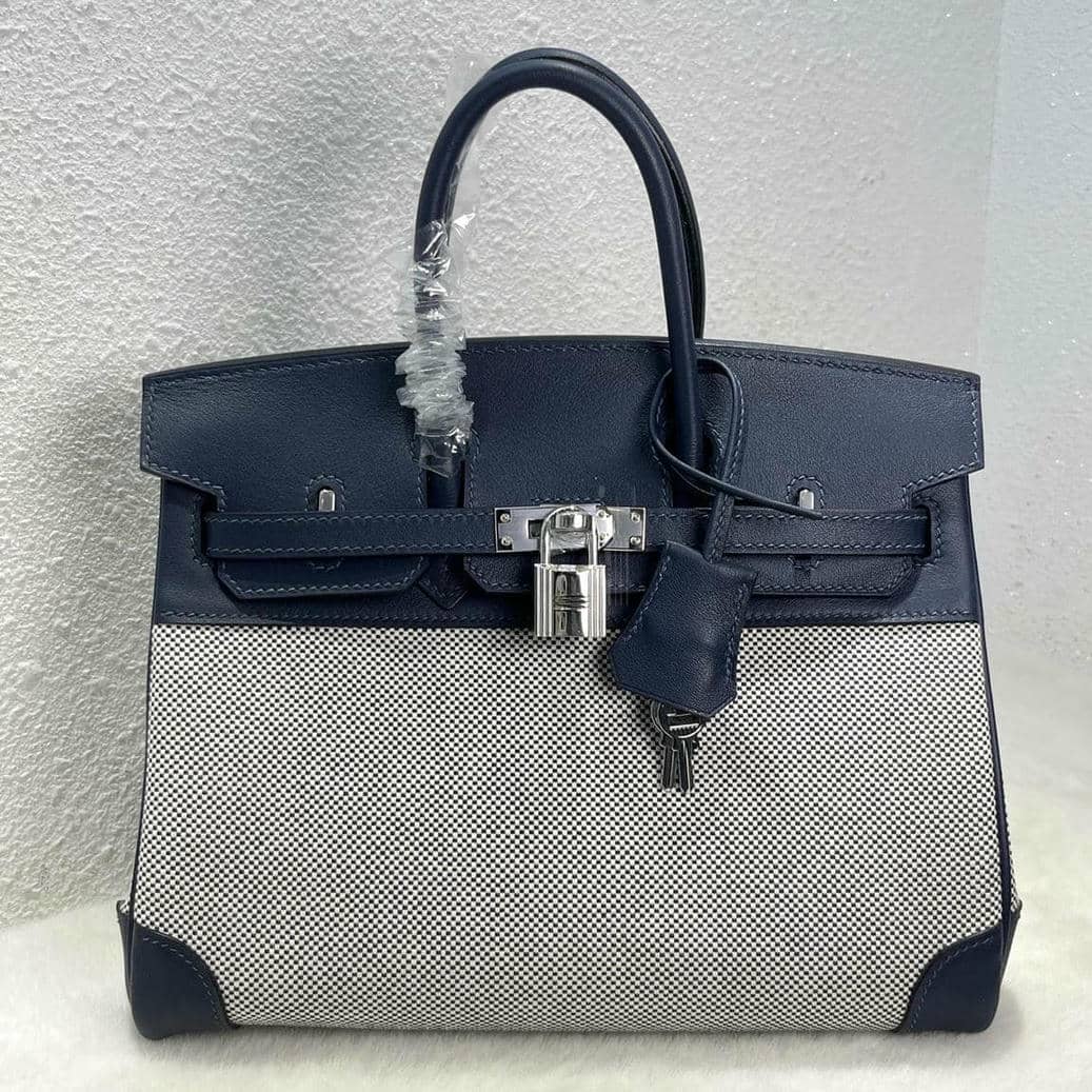 Birkin Canvas-Leather Mix-20
